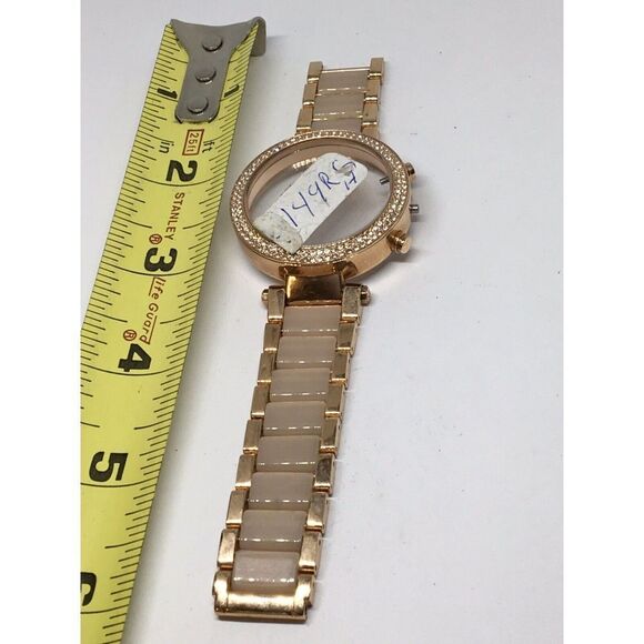 Authentic Fossil Watch Bracelet Parts Links Case Band 18mm Rose Gold/Pink A652 - Picture 1 of 9